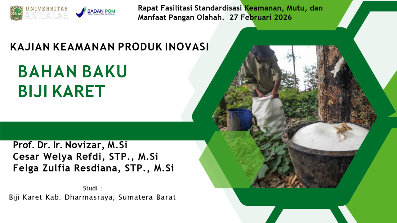 Tim TPHP Diundang BPPOM Rapat Fasilitasi Standarisasi Produk  Pangan